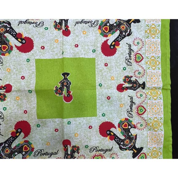 Vintage Portugal table topper - vintage linens 28”x28” - Picture 2 of 10